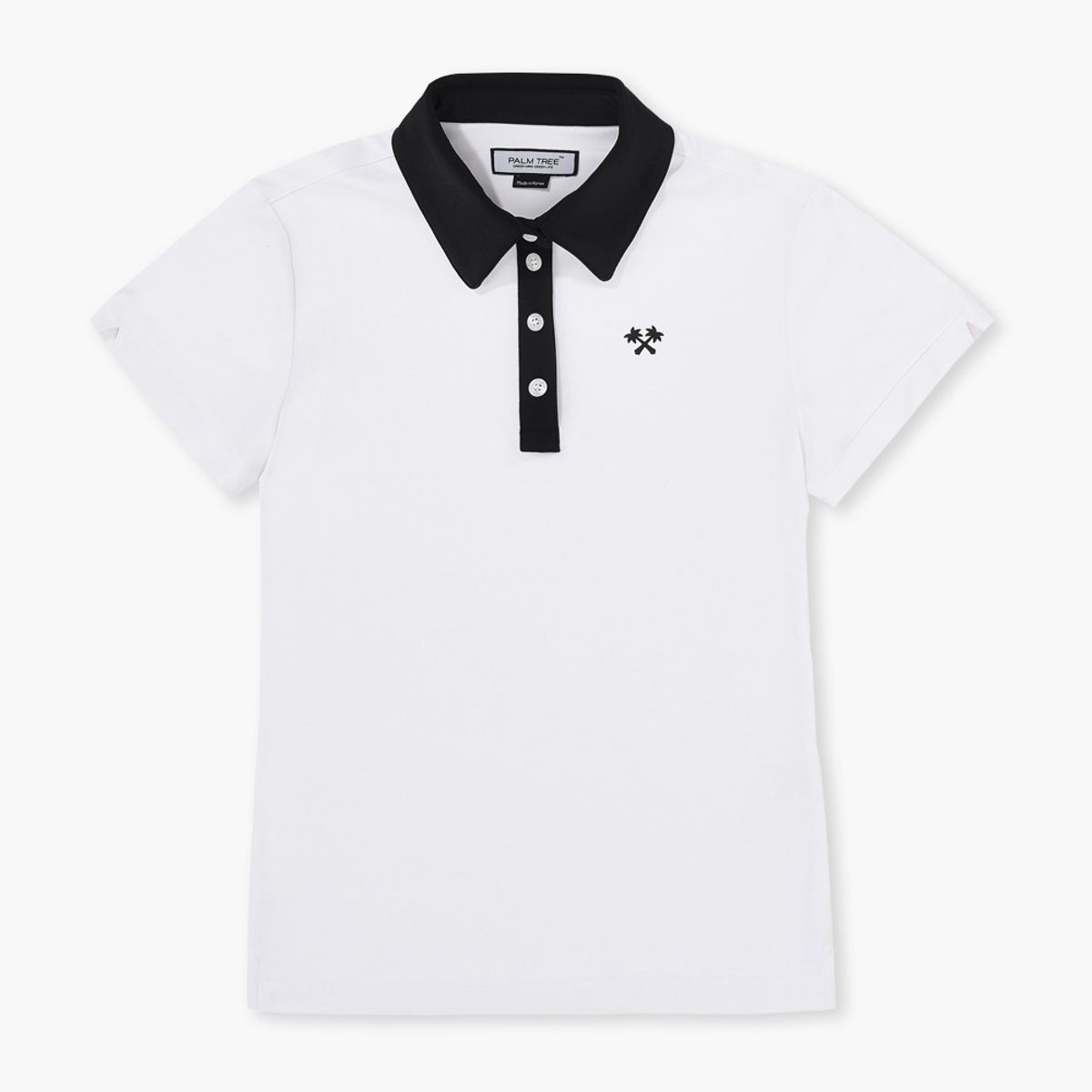 팜트리골프(PALMTREE GOLF) 팜트리골프 Palm Icon CC PK T-shirts White
