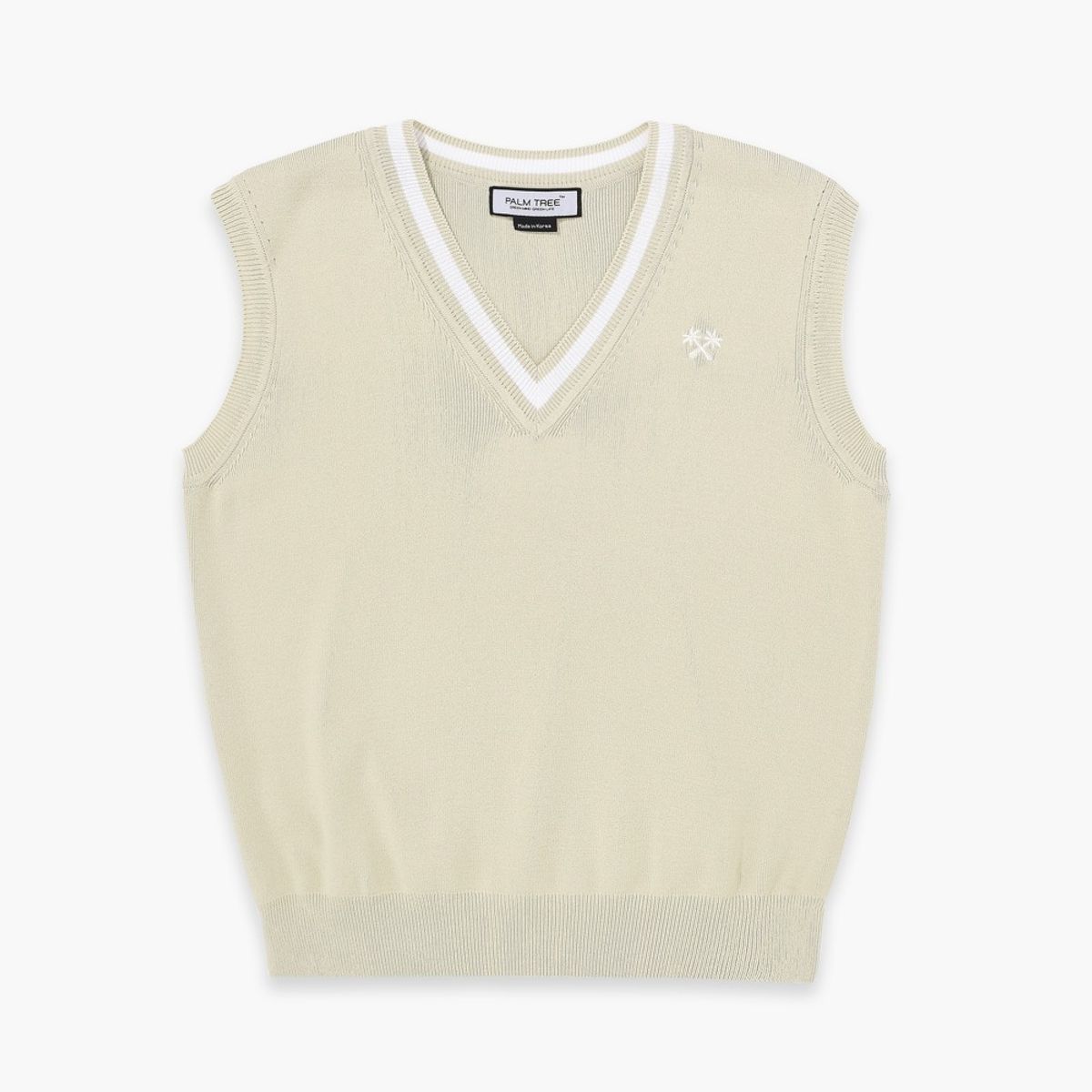 팜트리골프(PALMTREE GOLF) 팜트리골프 Palm Icon Knit Vest Beige