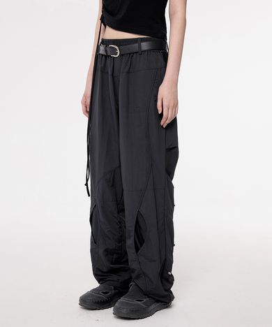 MUSINSA  FLAREUP 5.cargo Flare Pants (FL-234_Black)