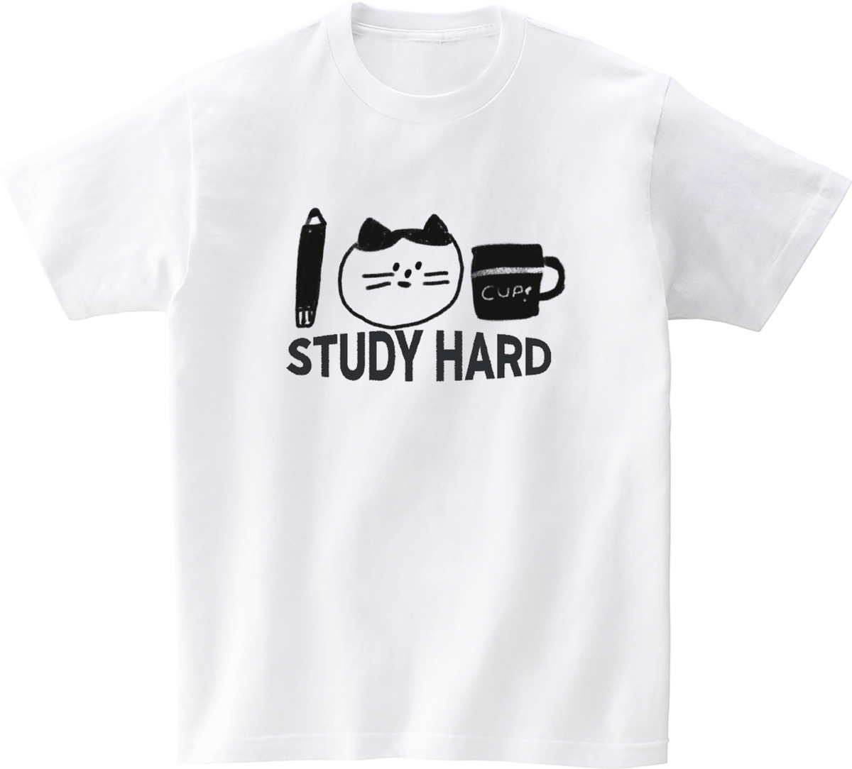 어썸어스(AWESOMEUS) STUDY HARD 반팔티_4COLR