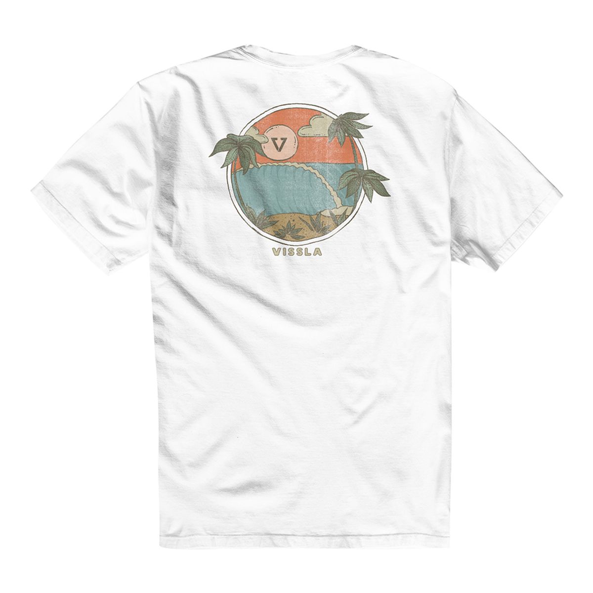 비슬라(VISSLA) Hideaway Premium PKT Tee-WHT