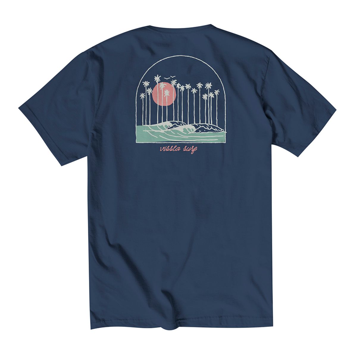비슬라(VISSLA) Out Front Organic PKT Tee-DKD