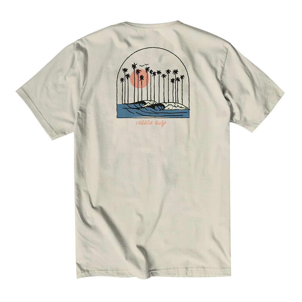 비슬라(VISSLA) Out Front Organic PKT Tee-BON