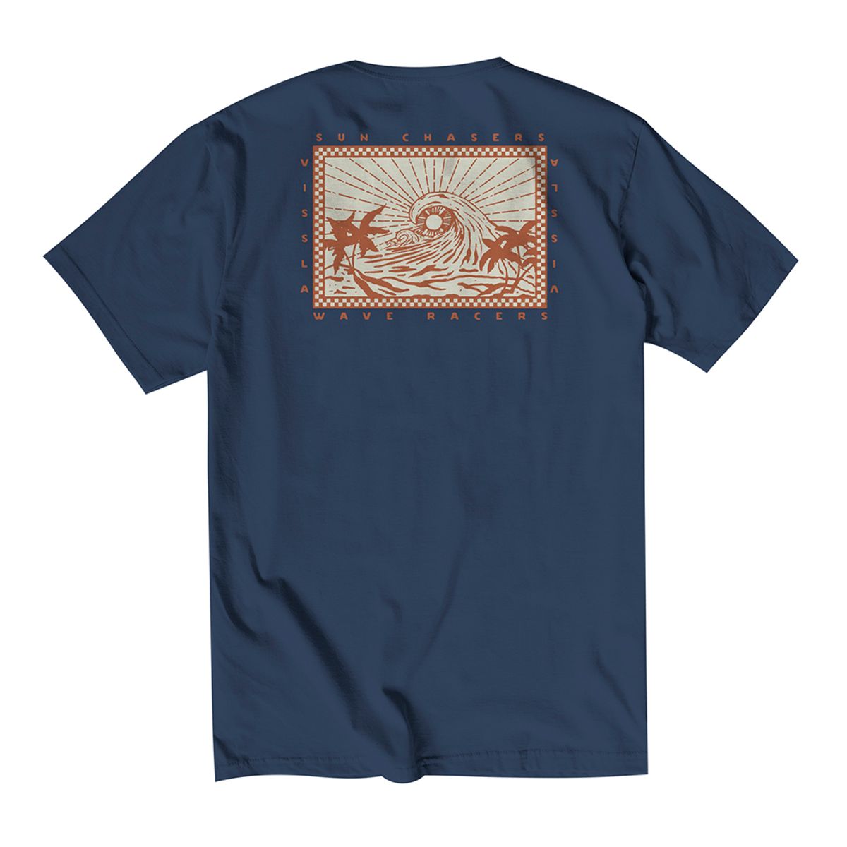비슬라(VISSLA) Wave Racers Organic PKT Tee-DKD