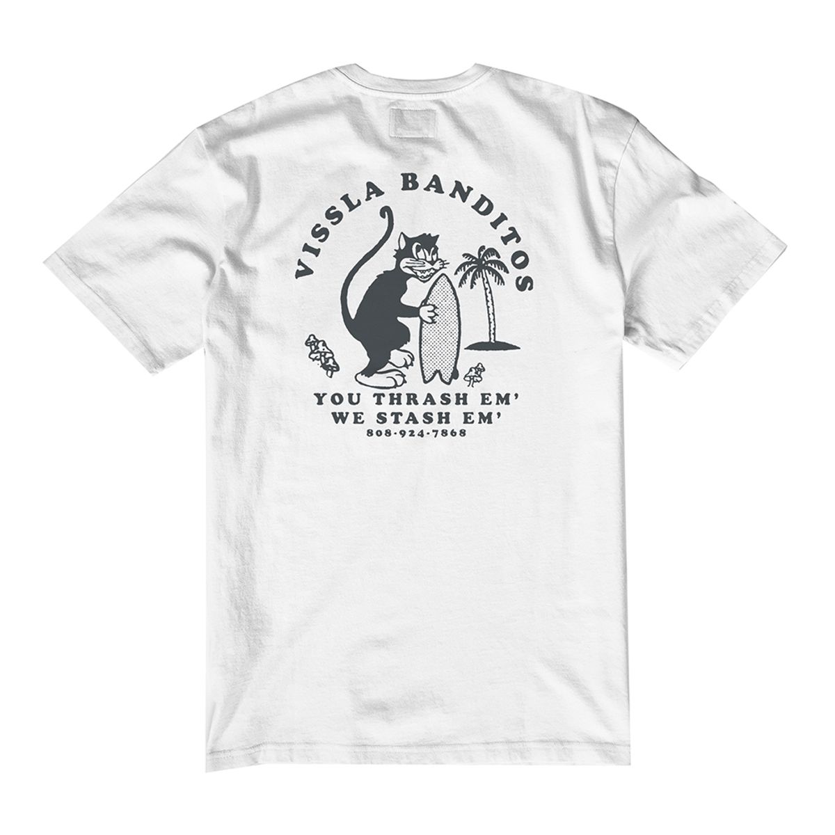 비슬라(VISSLA) Bandito SS PKT Tee-WHT
