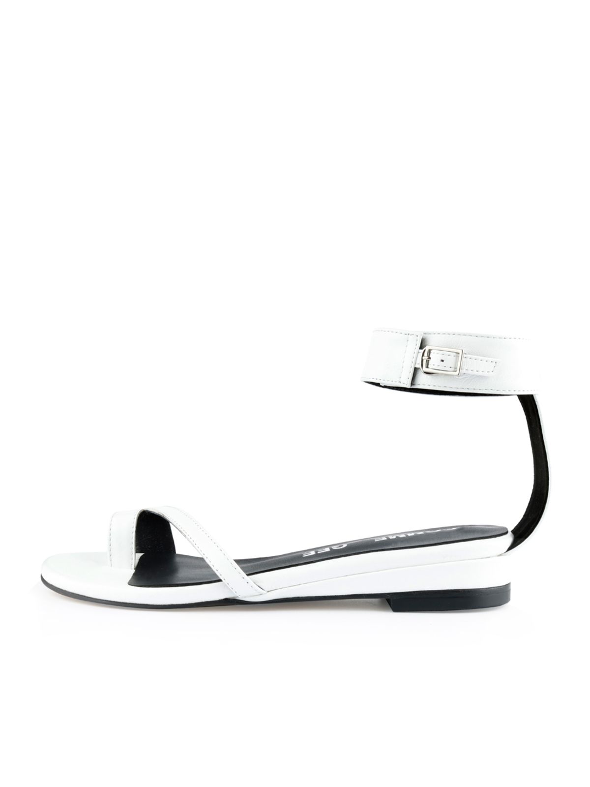 꼼므지(COMMEGEE) Wide strap sandals shoes / CG1018WH