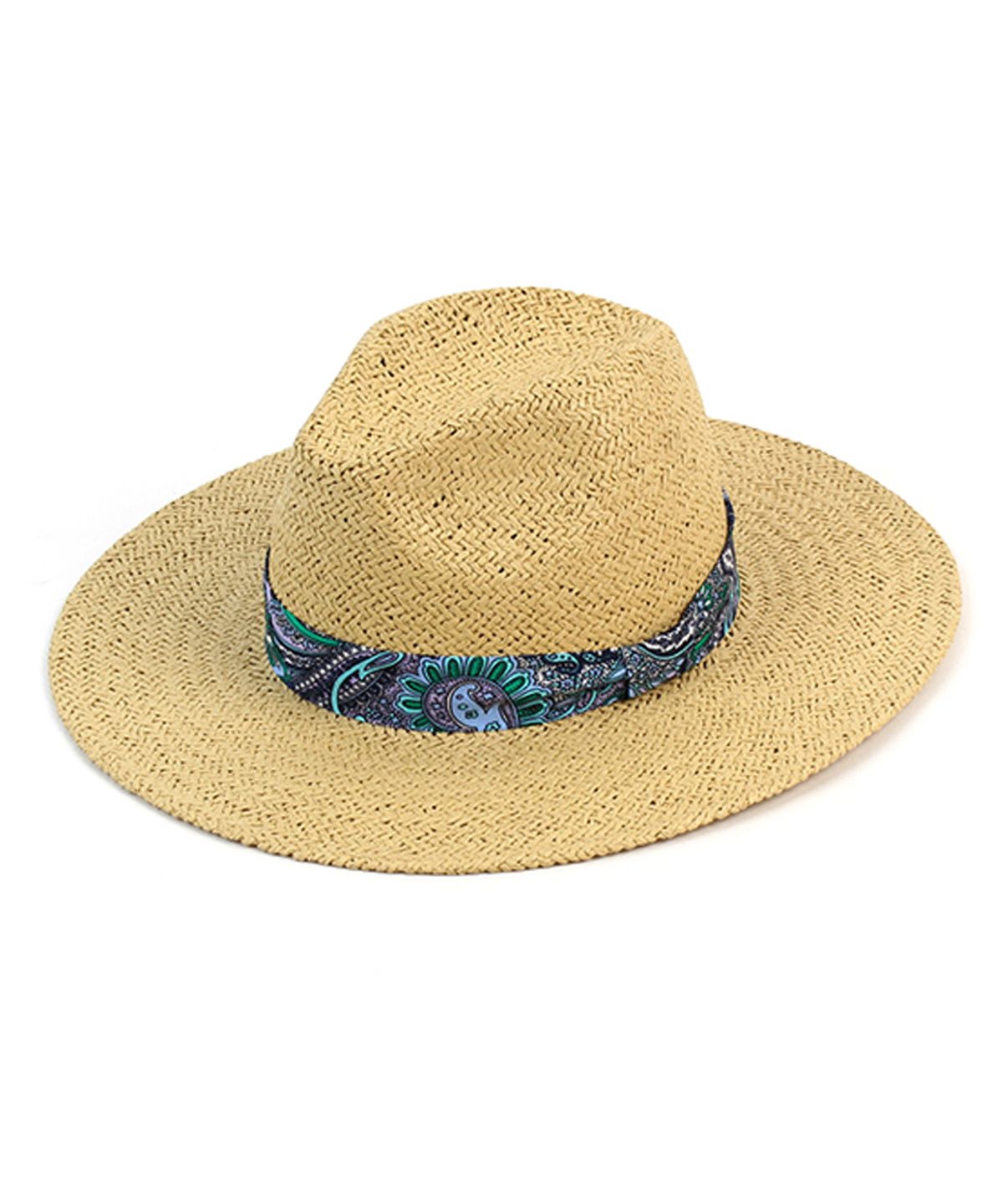 유니버셜 케미스트리(UNIVERSAL CHEMISTRY) Paisley Line Beige Swing Fedora 파나마햇