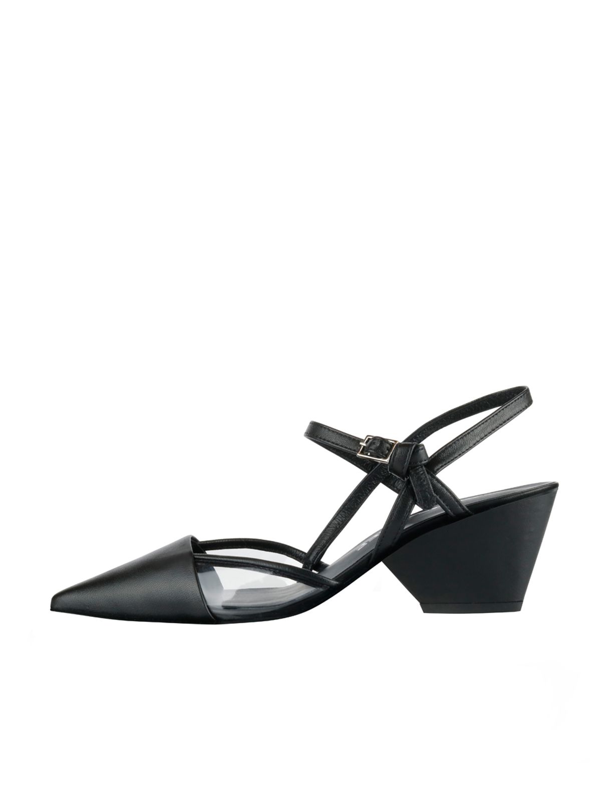 꼼므지(COMMEGEE) Strap sling-back shoes / CG1020BK