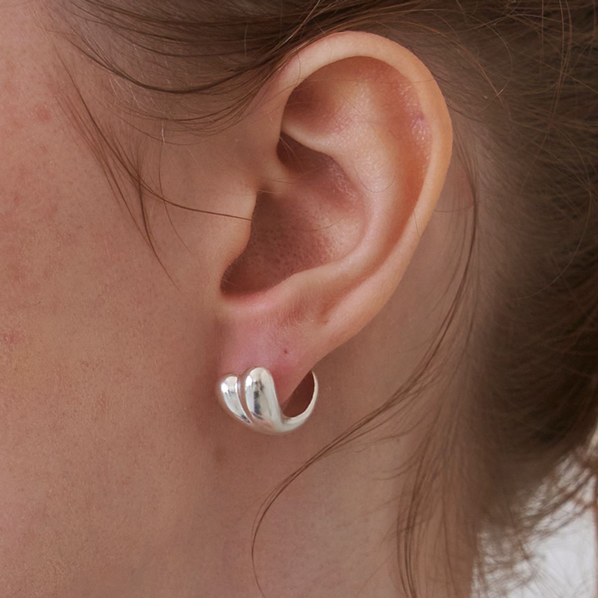 스틸 인스턴트(STILL INSTANT) Heart Greenery - Earring 03 - Medium