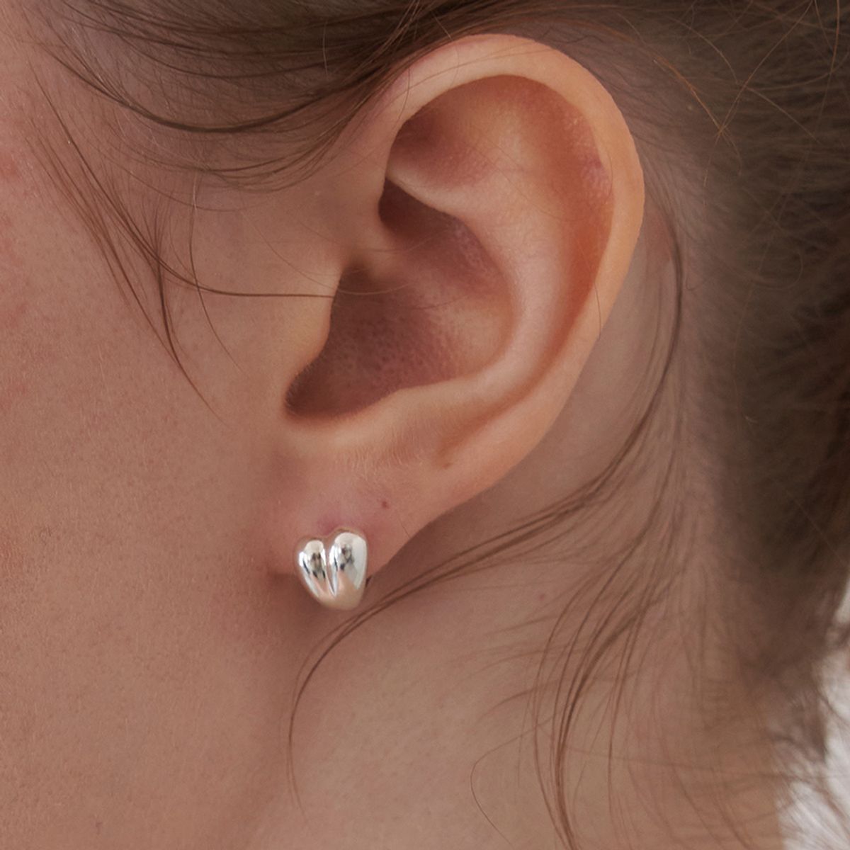 스틸 인스턴트(STILL INSTANT) Heart Greenery - Earring 03 - Small