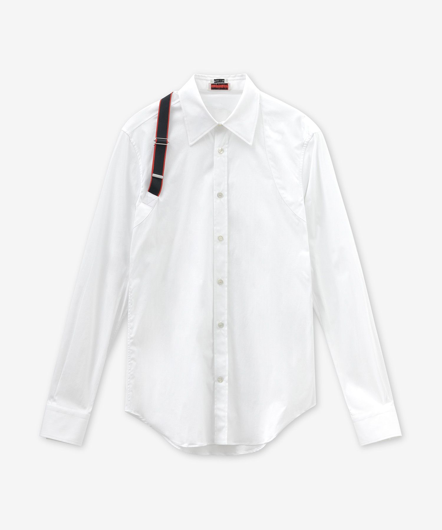 MUSINSA | ALEXANDER McQUEEN Strap Harness Shirt - White / 6152719000