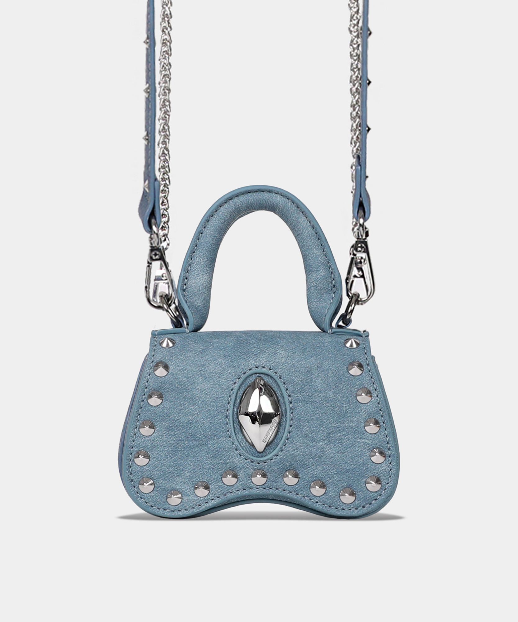 ☆BADBLOOD☆ Ellipse Symbol Cranky Mini Nut Bag Denim Blue MUSINSA | BADBLOOD Ellipse Symbol Cranky Mini Nuts Bag