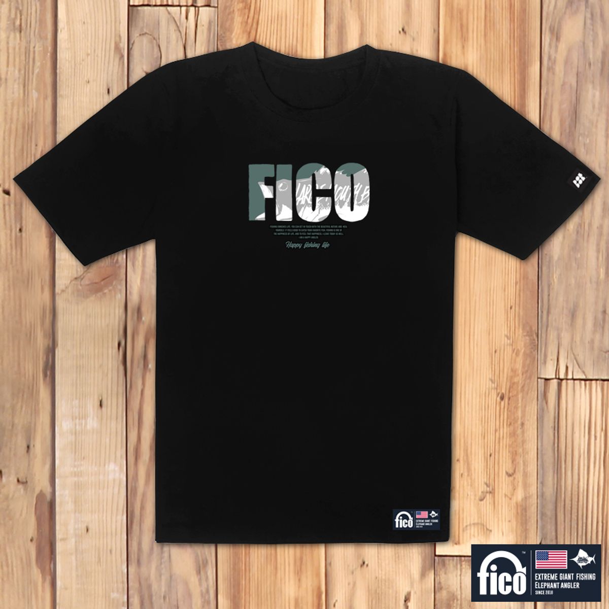 돌돌(DOLDOL) FICO_tshirts-192 익스트림 낚시 브랜드 피코 시즌2 캐릭터 그래픽 디자인 티셔츠