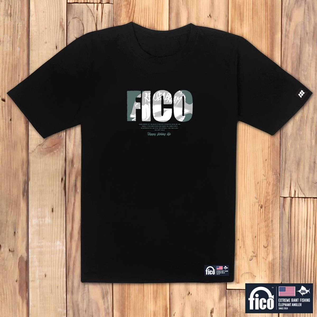 돌돌(DOLDOL) FICO_tshirts-193 익스트림 낚시 브랜드 피코 시즌2 캐릭터 그래픽 디자인 티셔츠