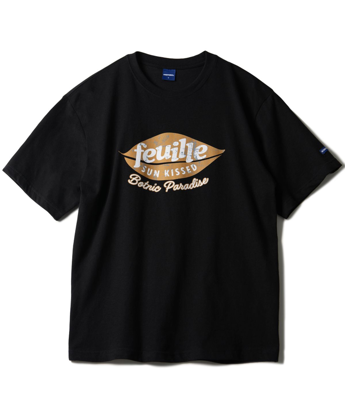 스텝온리(STAFFONLY) FEUILLE TEE (BLACK)