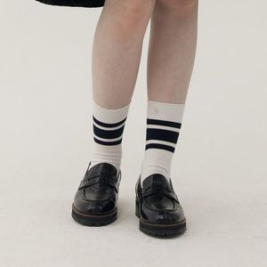 중기장 스트라이프양말_화이트