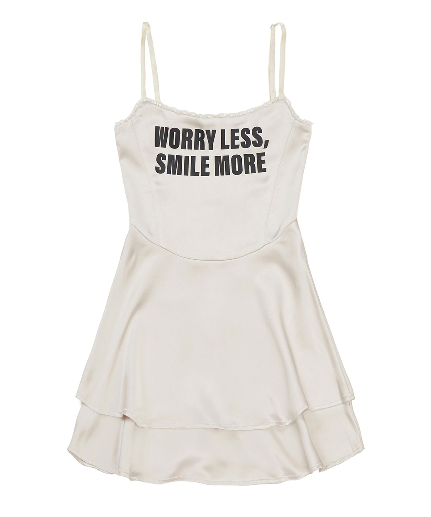 ワンピース YOUHEE LETTERING SATIN FLARE MINI DRESS BLACK LETTERING SATIN FLARE MINI DRESS BLACK - 감도 깊은 취향