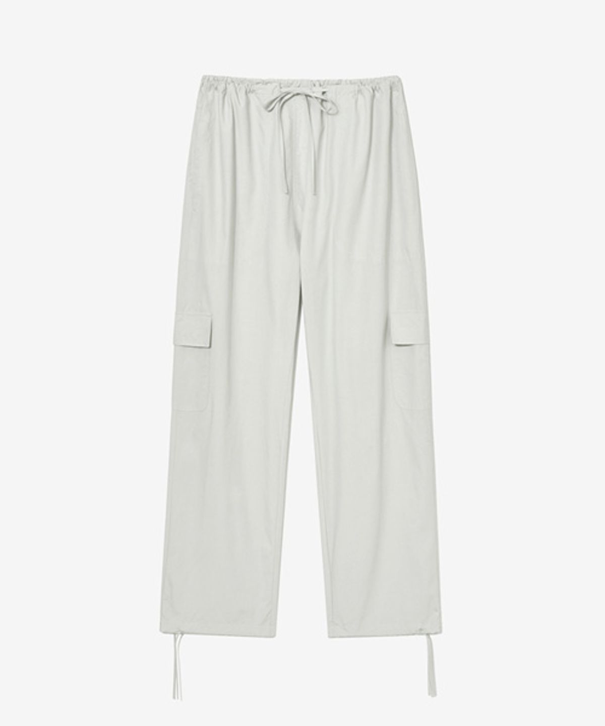 레이디 볼륨(LADY VOLUME) COTTON STRING CARGO PANTS_LIGHT GREY