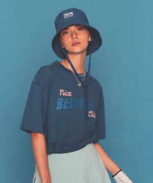 [BEENTRILL GOLF X NMC] 나이스 # 반팔 티셔츠(블루)