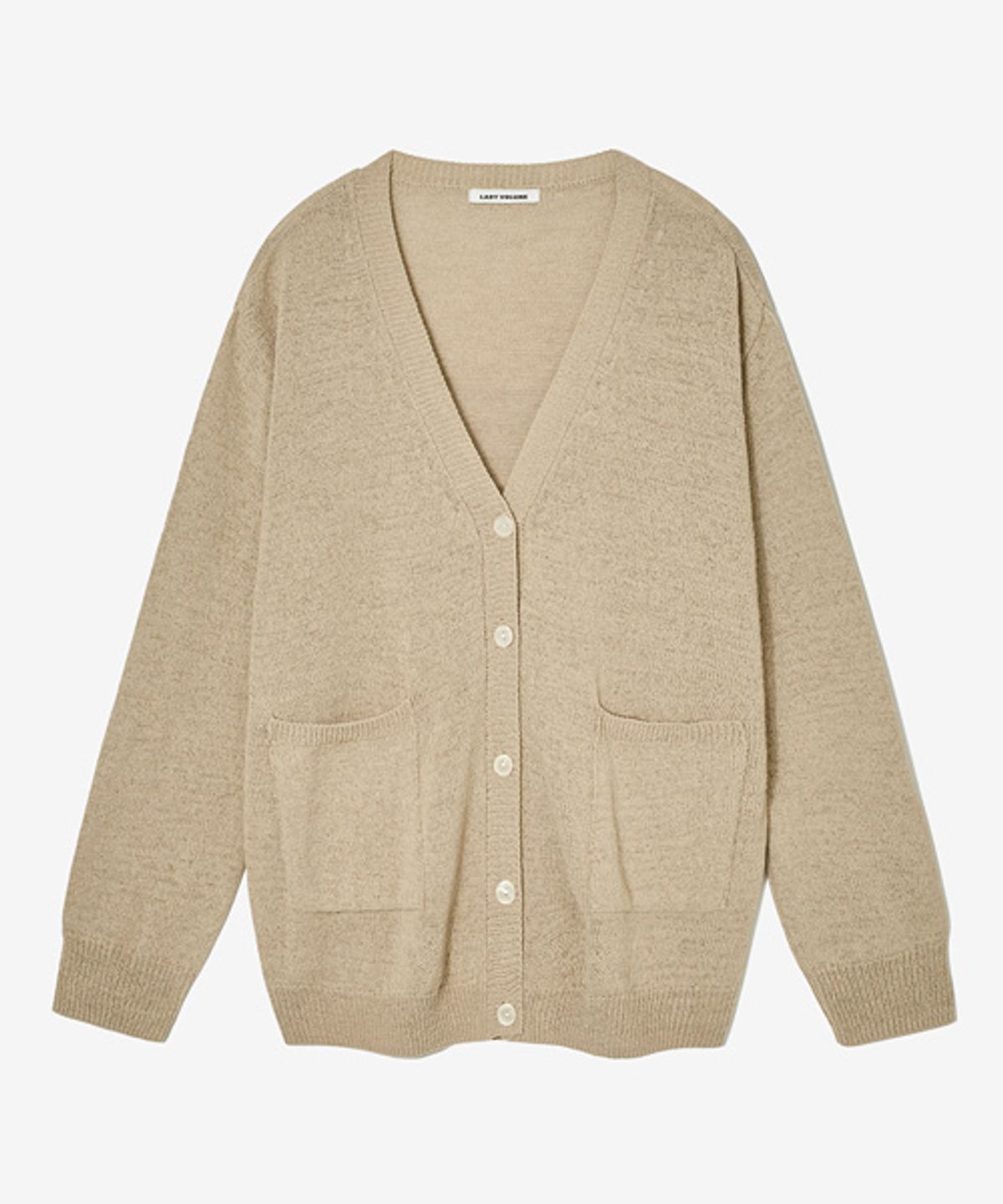 레이디 볼륨(LADY VOLUME) SUMMER LINEN CARDIGAN_BEIGE