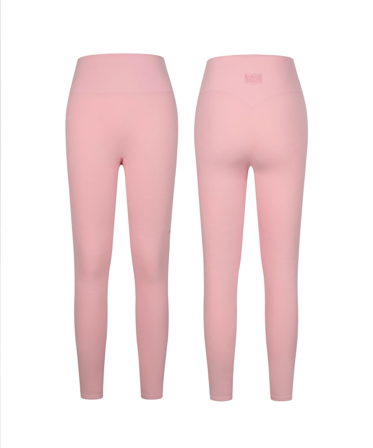 마리떼 스포츠(MARITHÉ SPORT) MOUVEMENT W CLASSIC LOGO LEGGINGS pink