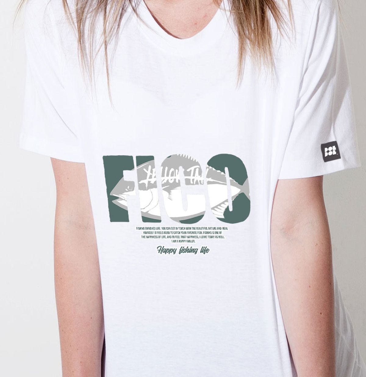 돌돌(DOLDOL) FICO_tshirts-197 익스트림 낚시 브랜드 피코 시즌2 캐릭터 그래픽 디자인 티셔츠