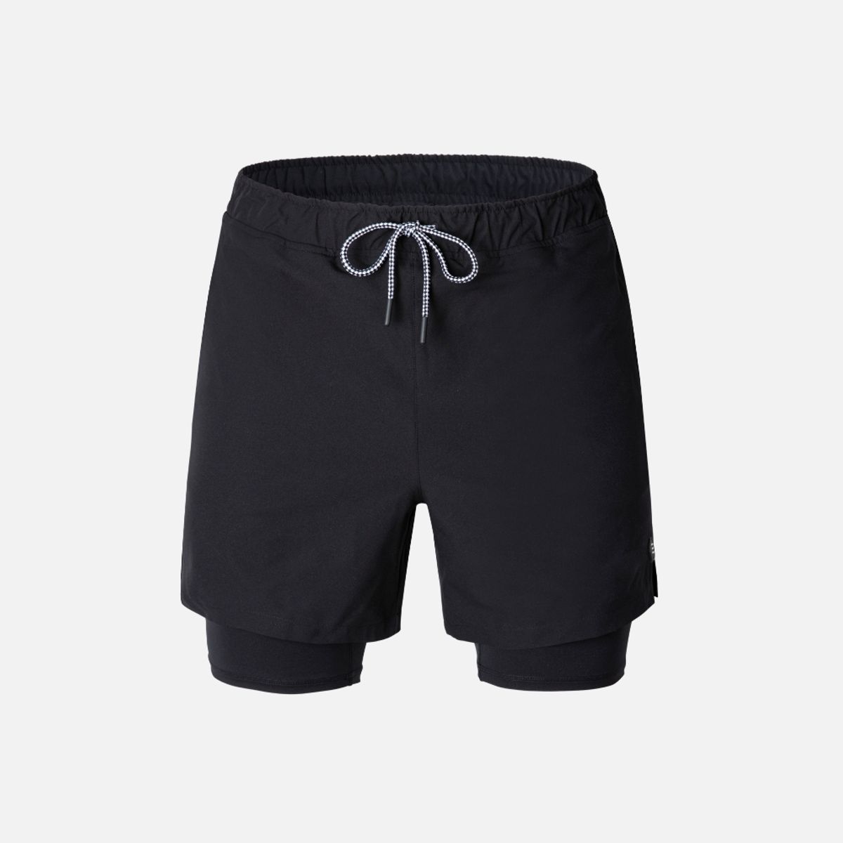 배럴(BARREL) 맨 에센셜 비치 4부 레깅스 쇼츠 블랙 (B3SMWBS015BLK)