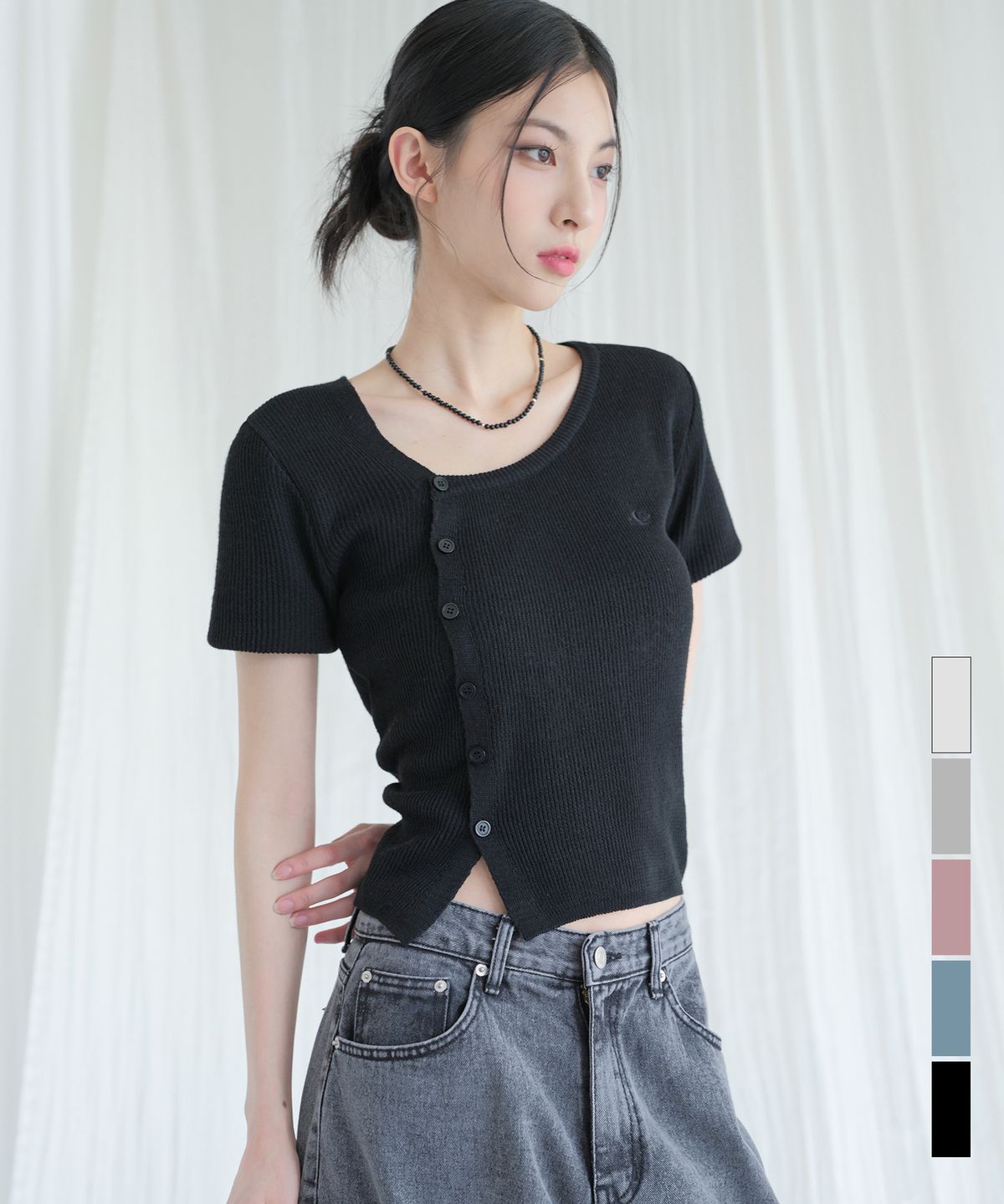 어반드레스(AVANDRESS) Becky Short-Sleeve Knit - 5COL