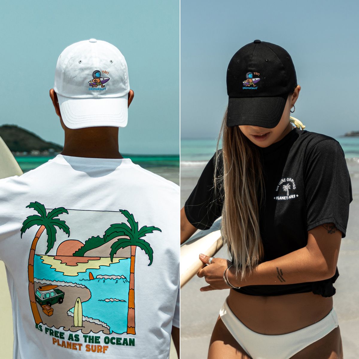 플래닛서프(PLANETSURF) 볼캡 모자 PS006UAC
