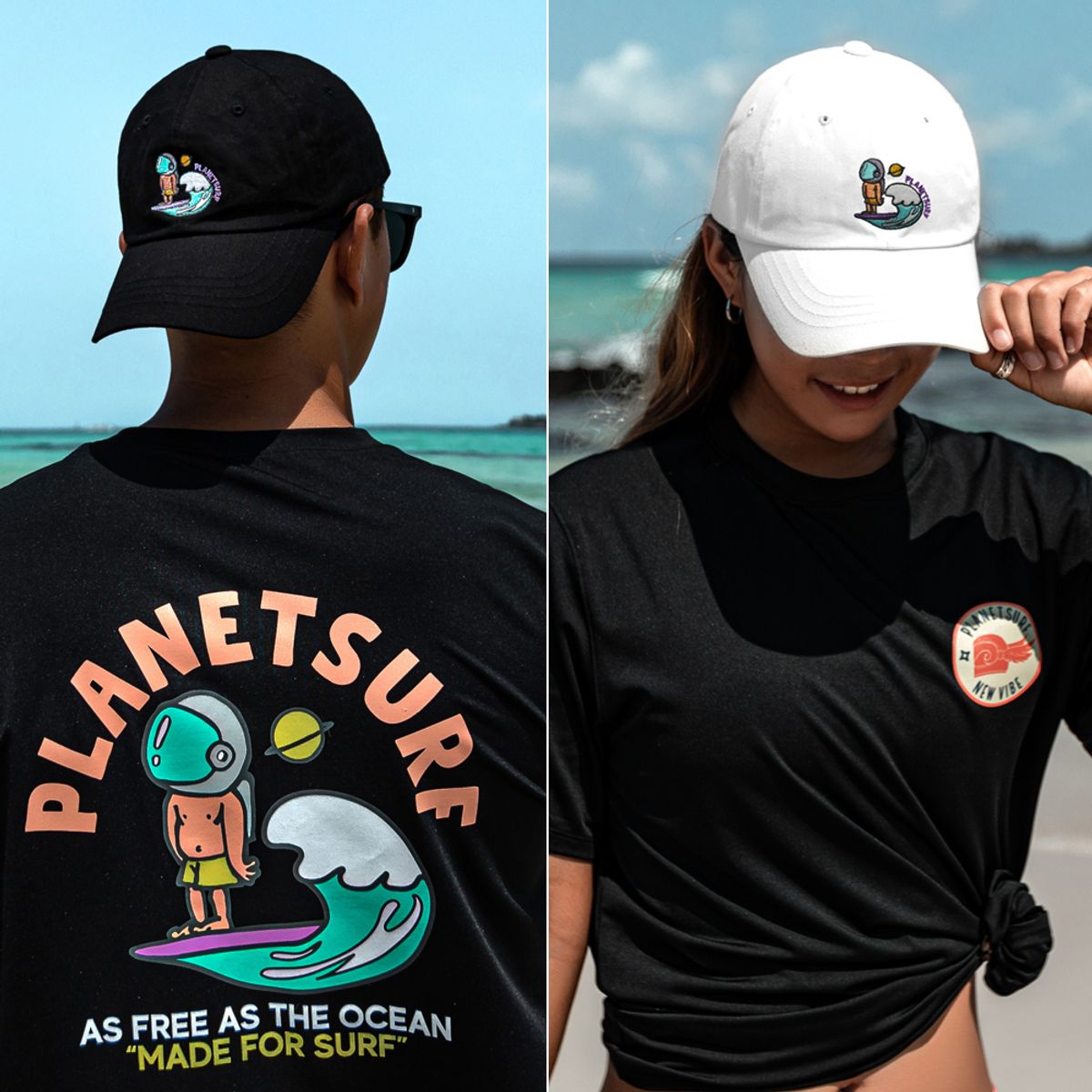 플래닛서프(PLANETSURF) 볼캡 모자 PS005UAC