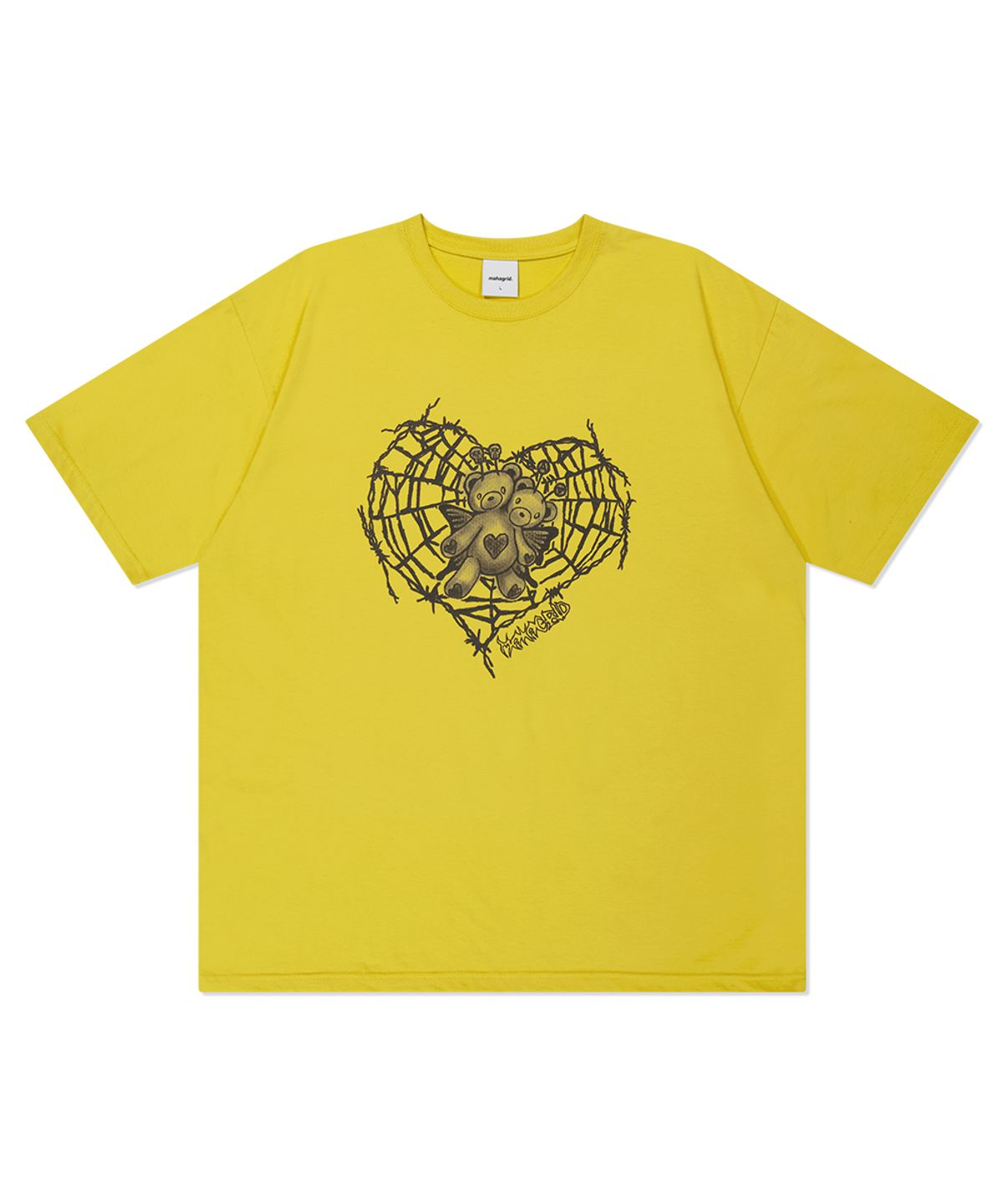 마하그리드(MAHAGRID) FAIRY BEAR TEE YELLOW(MG2DMMT543A)