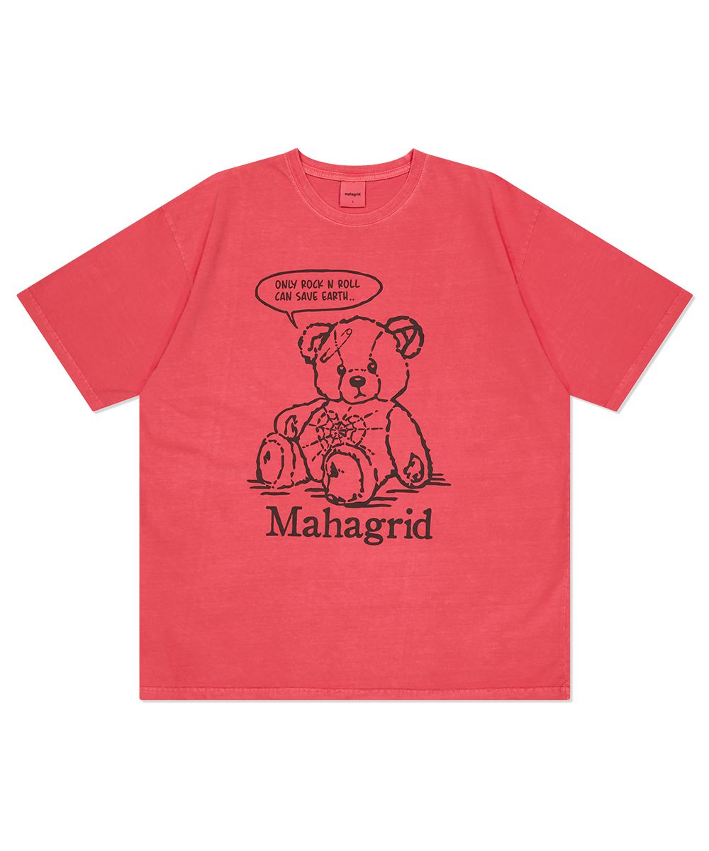【mahagrid】23SS★ PIGMENT ROCK N ROLL BEAR TEE MUSINSA | MAHAGRID PIGMENT ROCK N ROLL BEAR TEE RED(MG2DMMT544A)