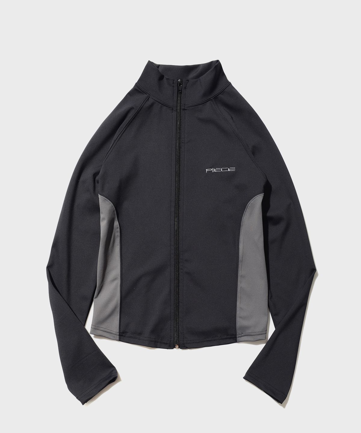 피스메이커(PIECE MAKER) PIECE TEAM TRACK CROP JACKET (BLACK)