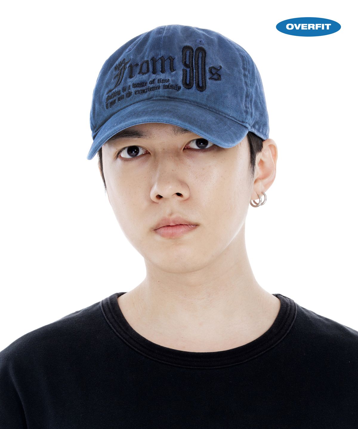 루오에스팩(LUOESPAC) [미누의 코디] 나인티스 워싱 볼캡 (네이비)