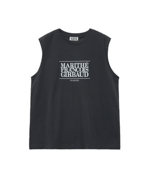 CLASSIC LOGO SLEEVELESS charcoal