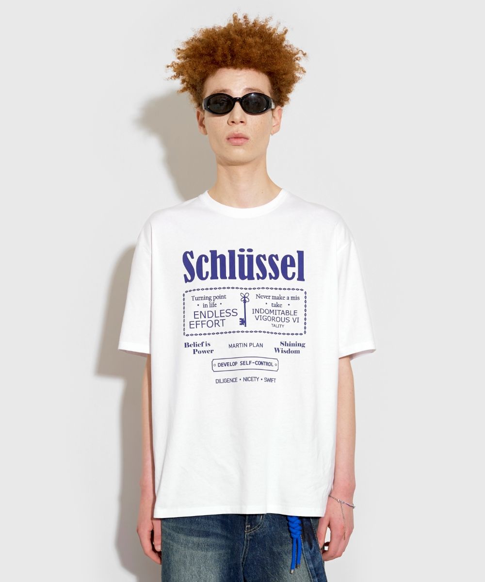 【MARTIN PLAN】Answer Key Half T-Shirts/関税込み/大人気 MUSINSA公式 | MARTIN PLAN Answer Key Half T - BLUE