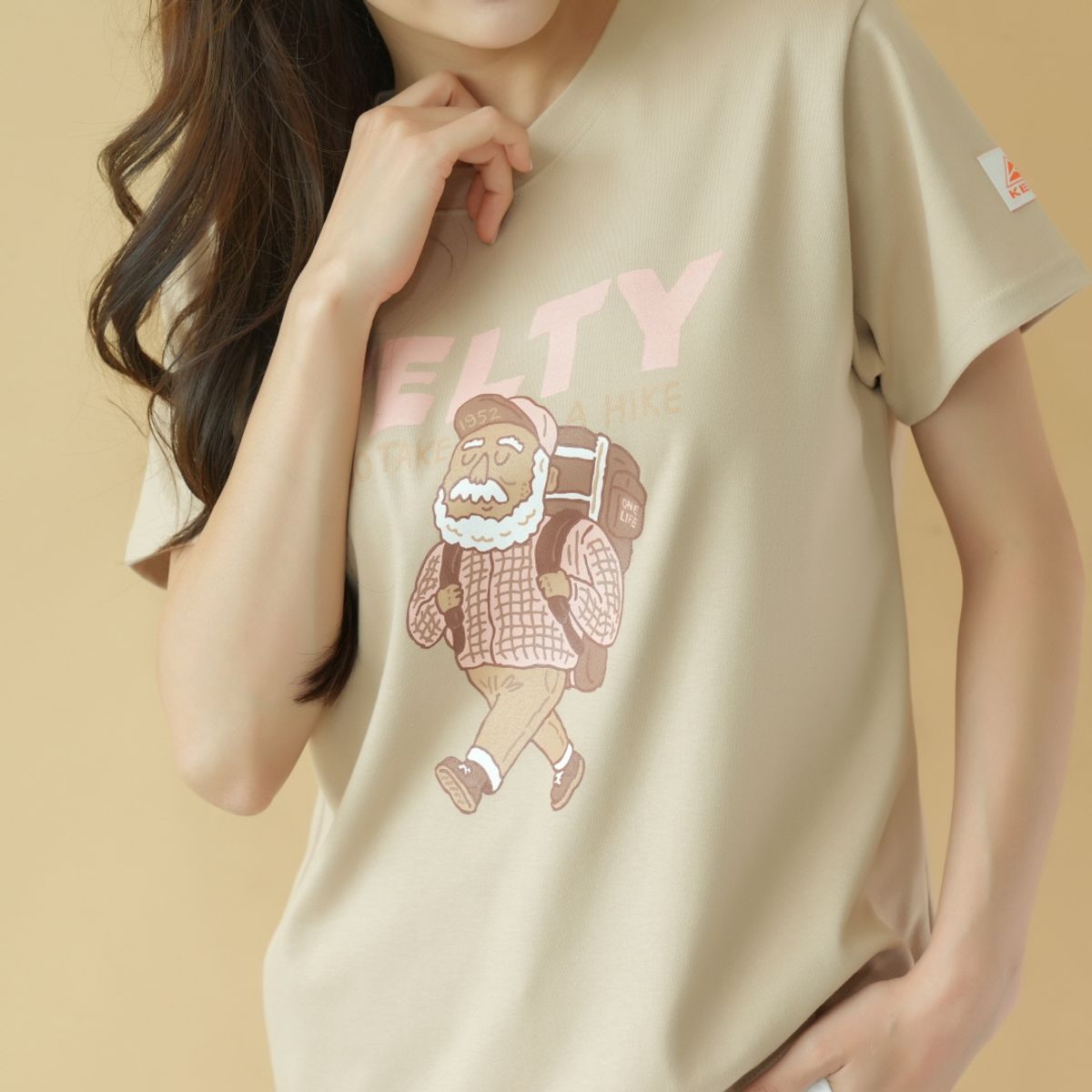 켈티(KELTY) DK 티셔츠 모카