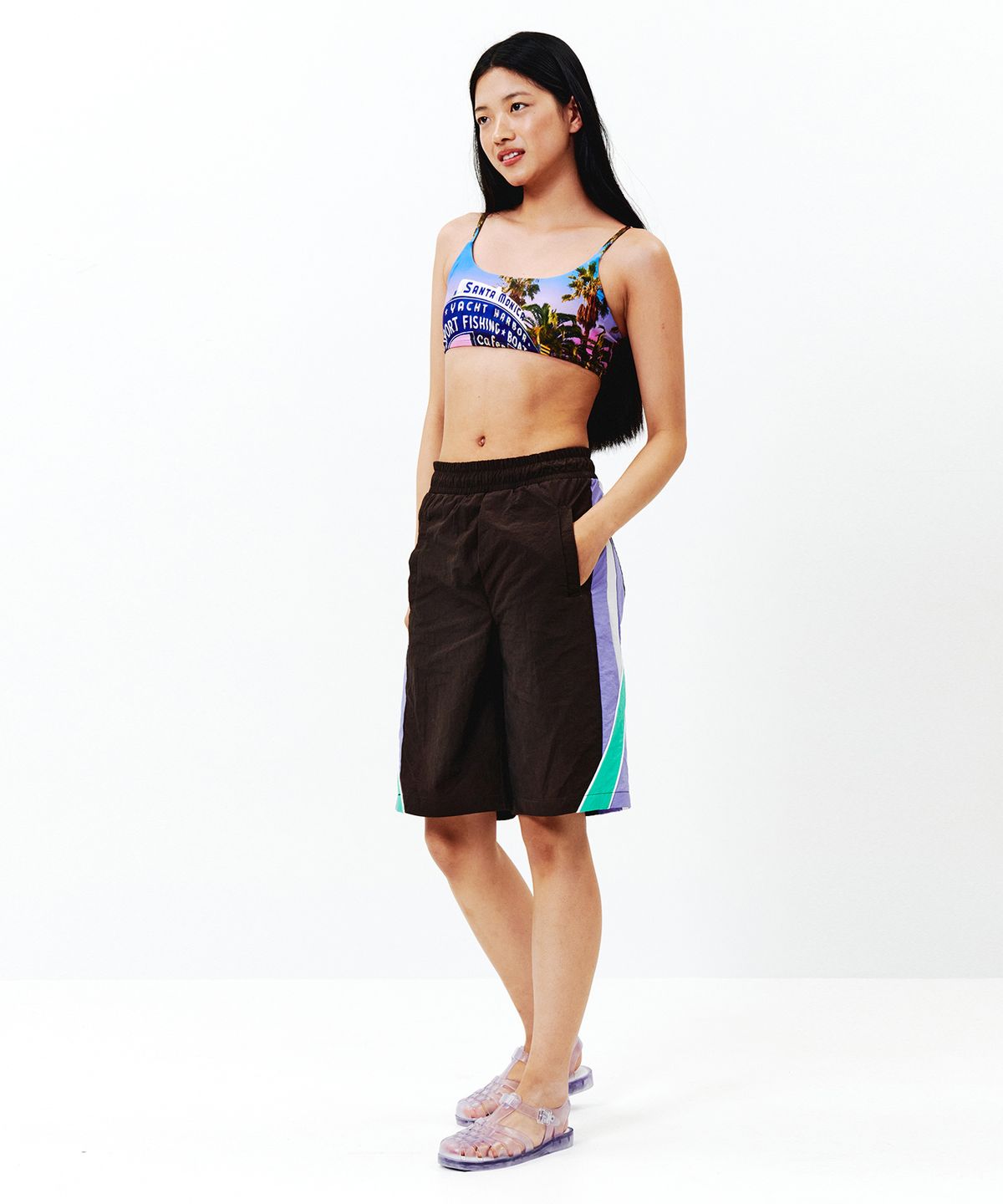 딜라잇풀(DELIGHTPOOL) Surf Shorts - Coffee Brown