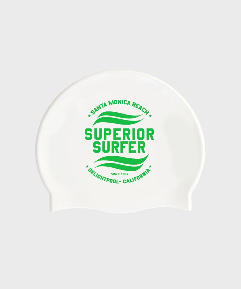 Superior Surfer Swim Cap - Green