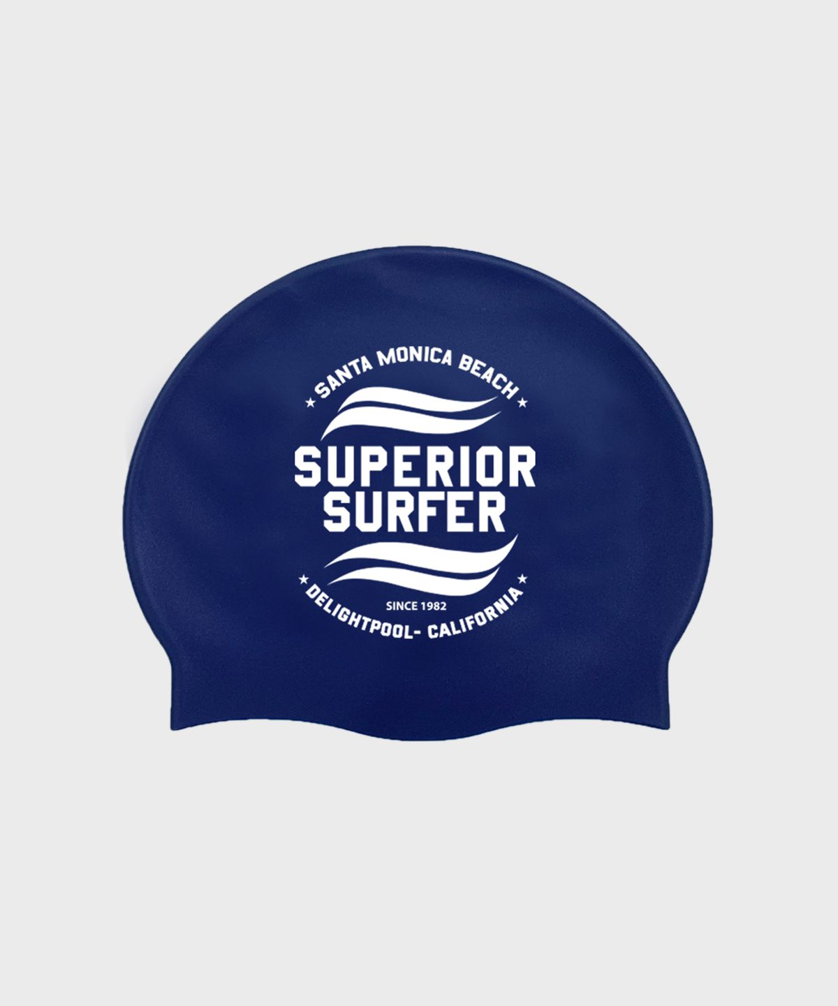 딜라잇풀(DELIGHTPOOL) Superior Surfer Swim Cap - Navy