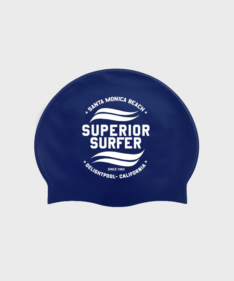 Superior Surfer Swim Cap - Navy