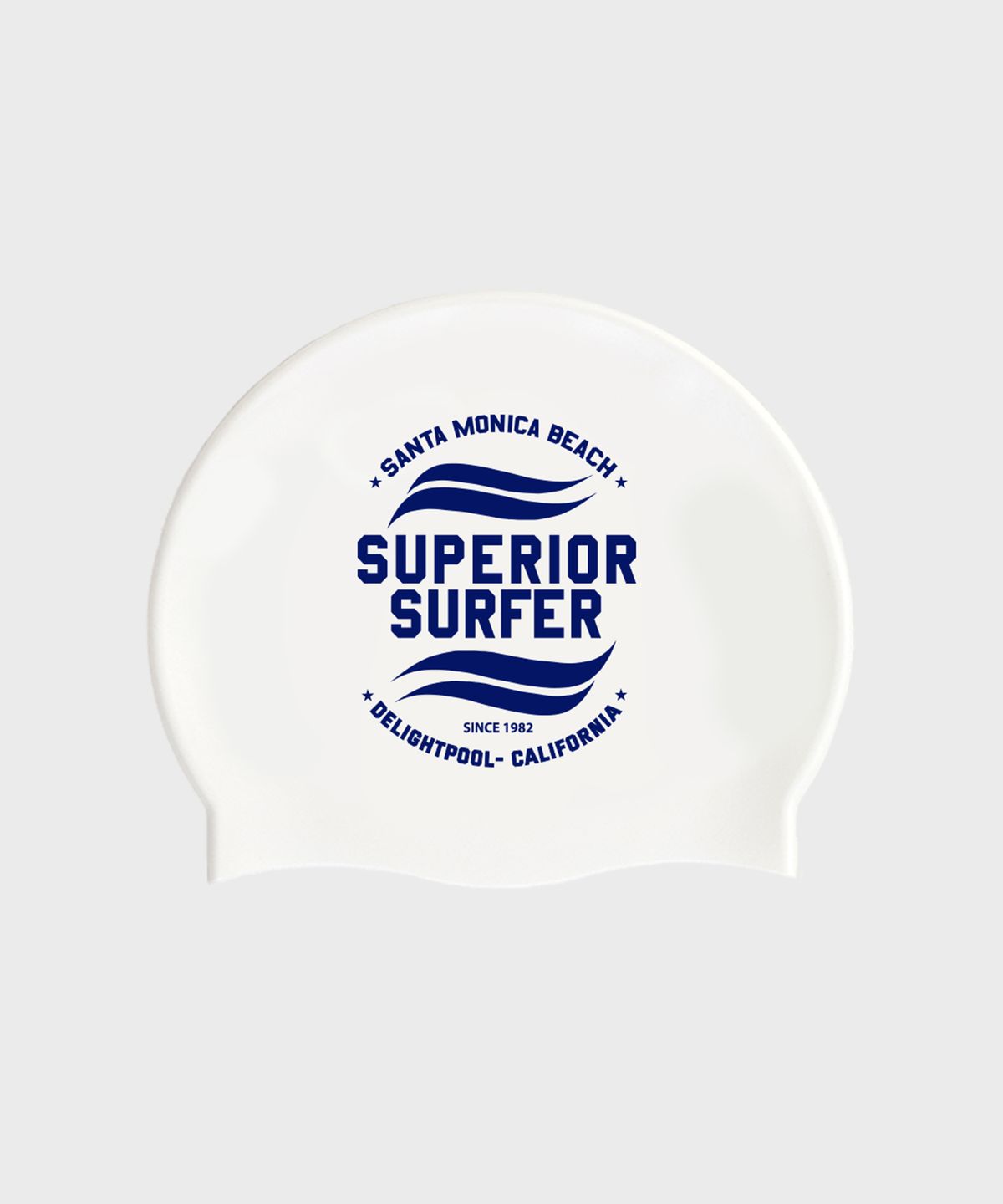 딜라잇풀(DELIGHTPOOL) Superior Surfer Swim Cap - White