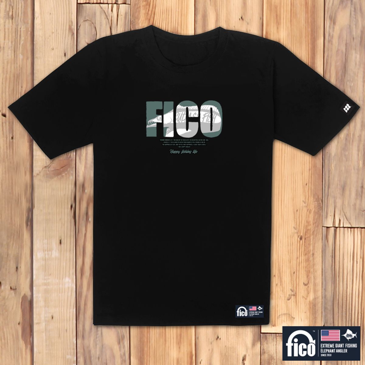 돌돌(DOLDOL) FICO_tshirts-198 익스트림 낚시 브랜드 피코 시즌2 캐릭터 그래픽 디자인 티셔츠