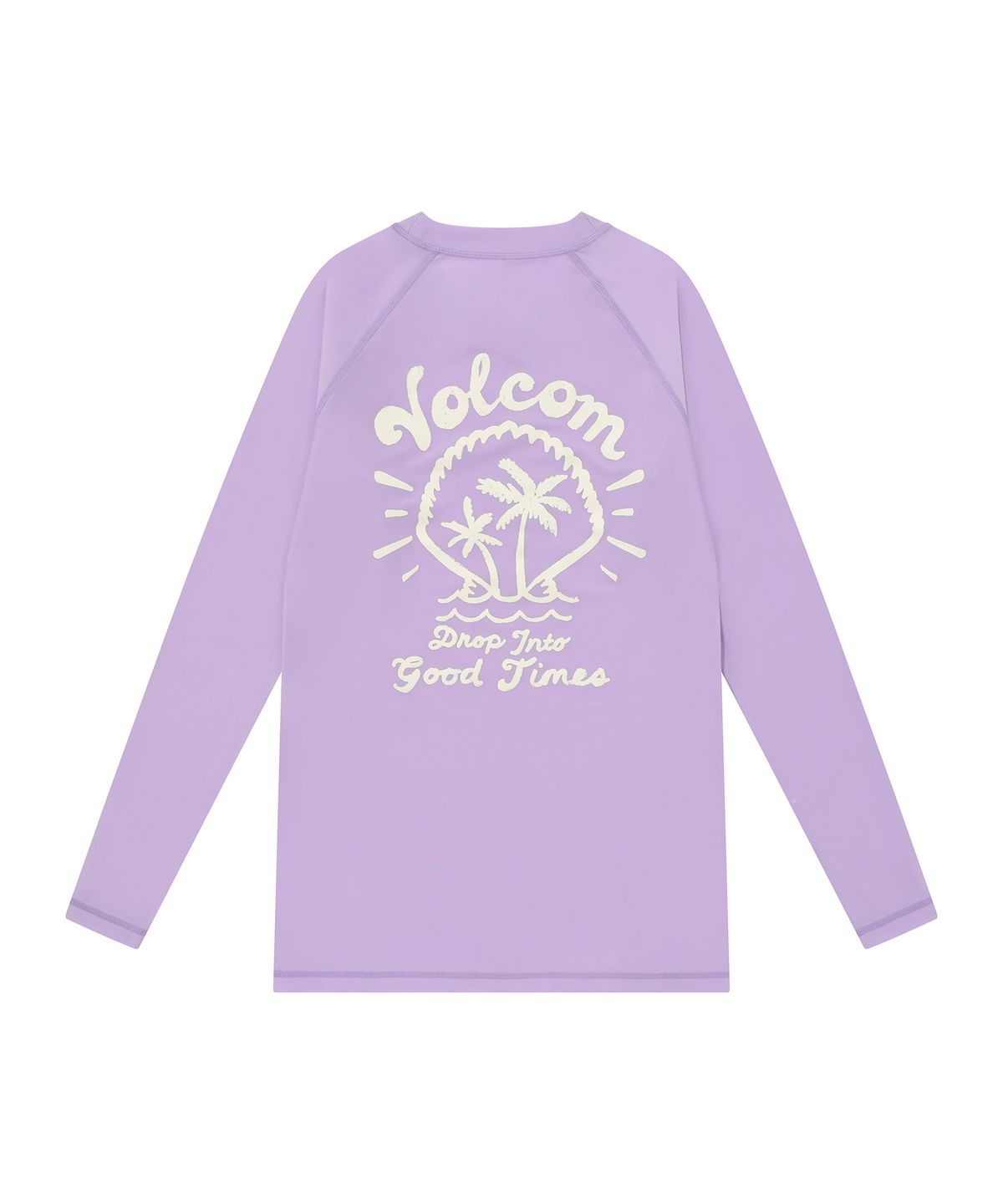 볼컴(VOLCOM) 여성 에센셜 컴포트핏 래쉬가드(라벤더)