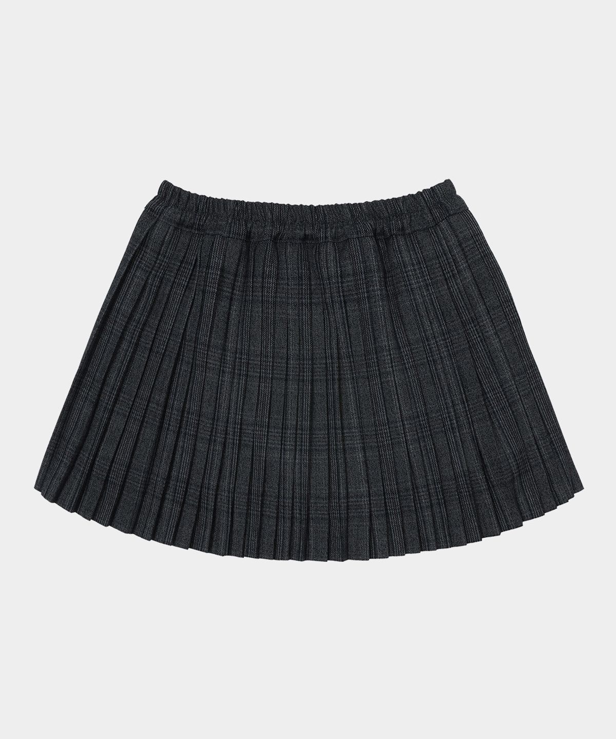 키시닝(KISYNING) Checkered pleats skirt (navy)