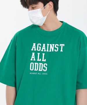 어게인스트 올 오즈 반소매 티 [그린]