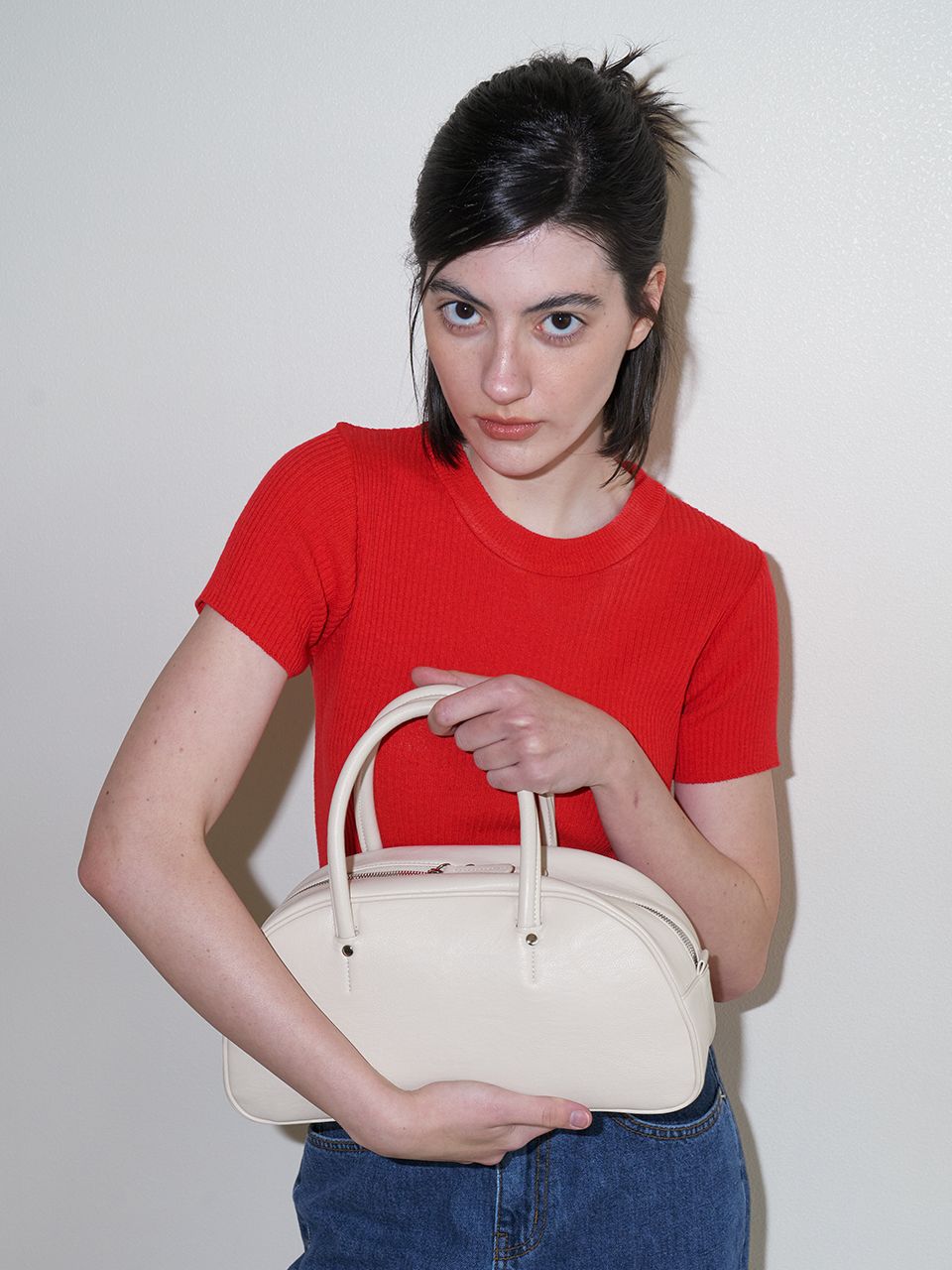 [SOMEWHERE BUTTER]★grand baguette bag MUSINSA | SOMEWHEREBUTTER grand baguette bag - butter cream