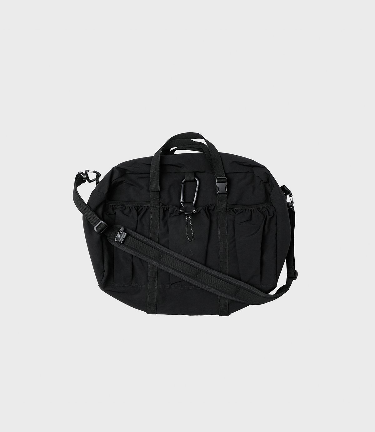 에메모가든(MMOGARDEN) mmo boston bag 075 / nylon slub black