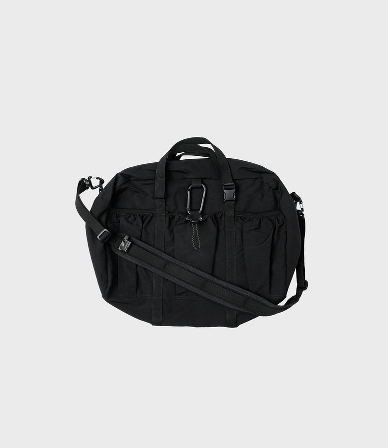 mmo boston bag 075 / nylon slub black