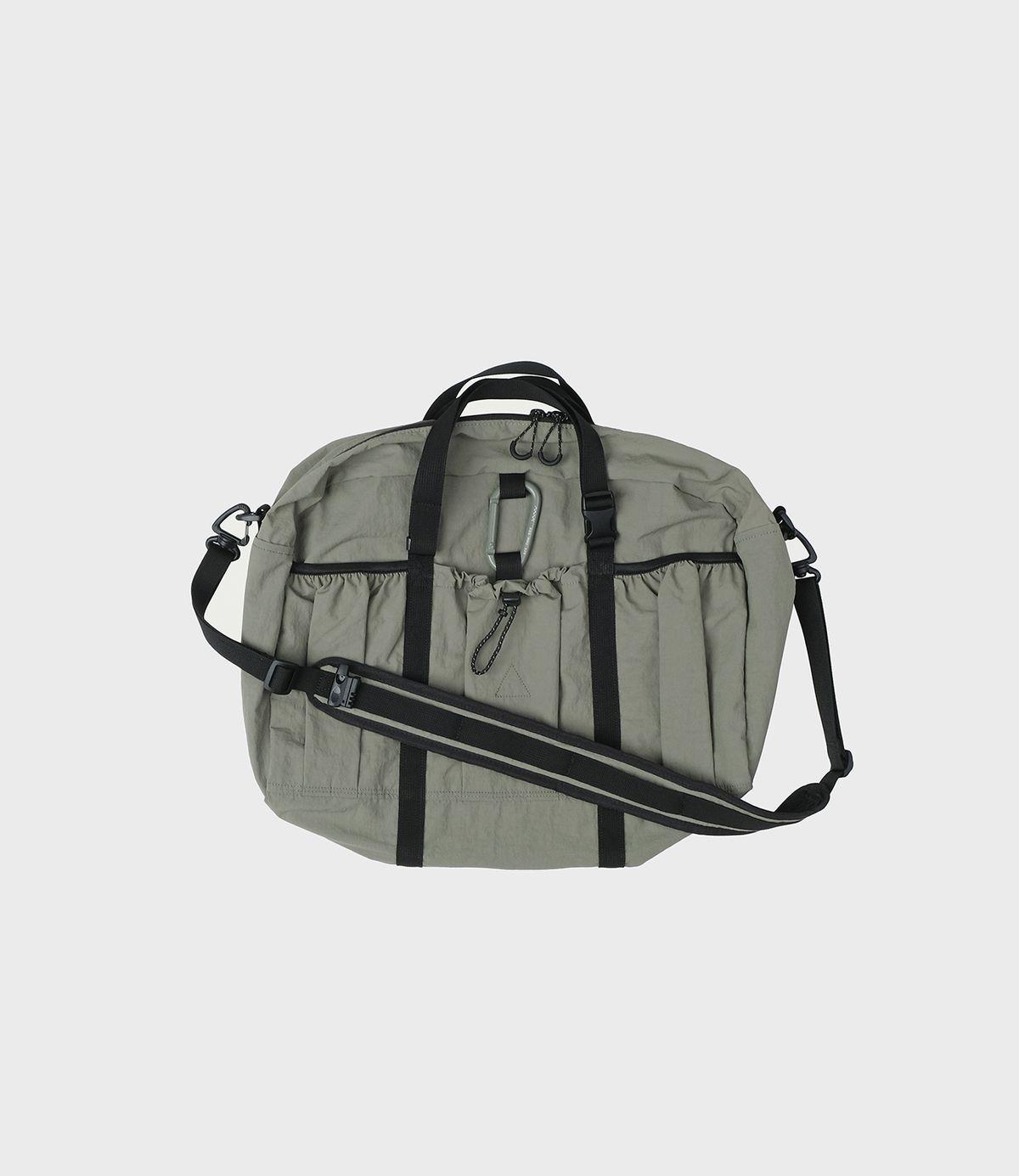 에메모가든(MMOGARDEN) mmo boston bag 075 / nylon slub soft khaki